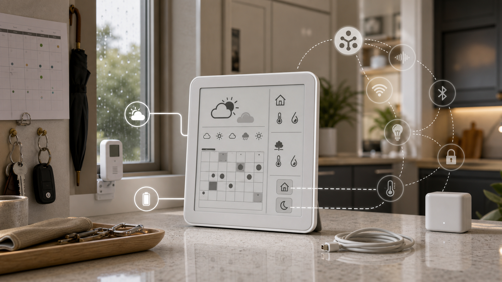 SwitchBot's Weather Station Is a Calendar Panel First, Matter Controller Second
