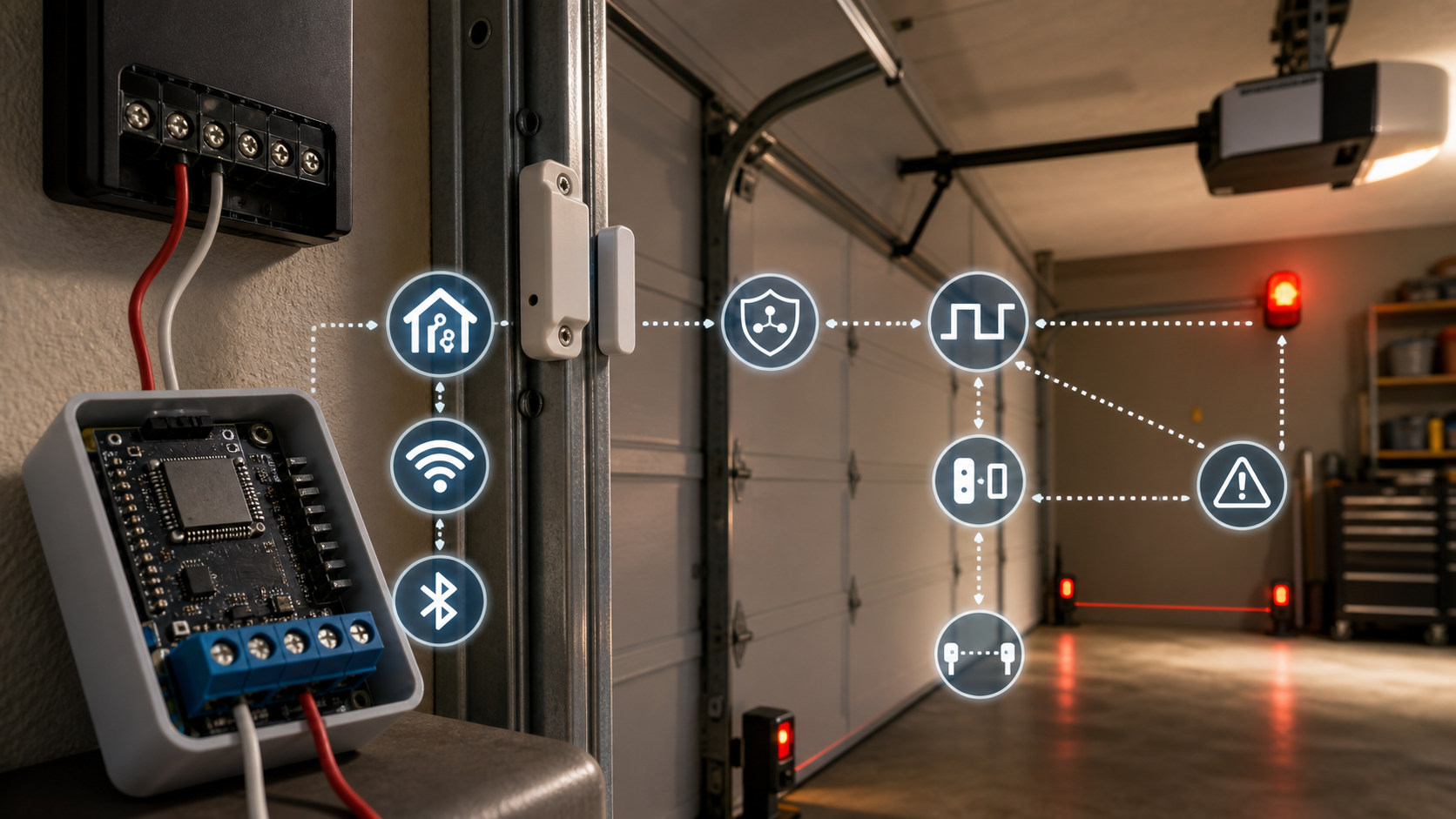IoTorero's Garage Door Opener Is A Safety-System Check First